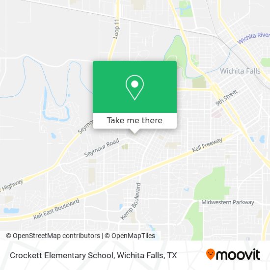 Mapa de Crockett Elementary School