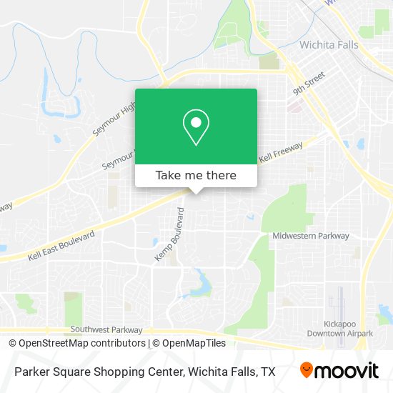Parker Square Shopping Center map