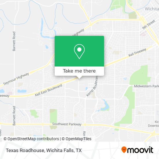 Texas Roadhouse map