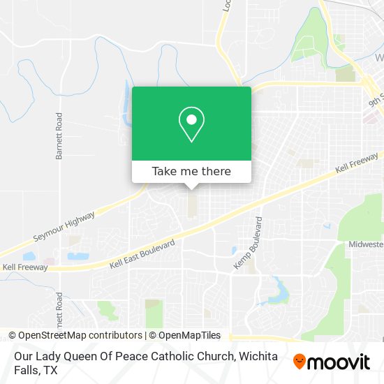 Our Lady Queen Of Peace Catholic Church map