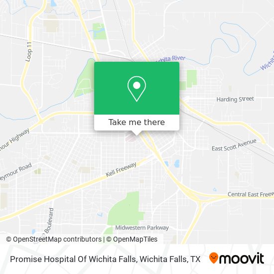 Mapa de Promise Hospital Of Wichita Falls