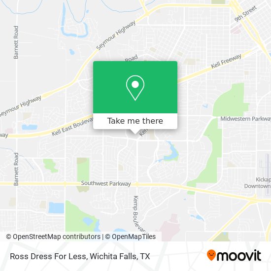 Ross Dress For Less map