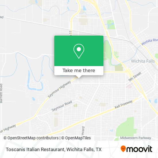 Toscanis Italian Restaurant map