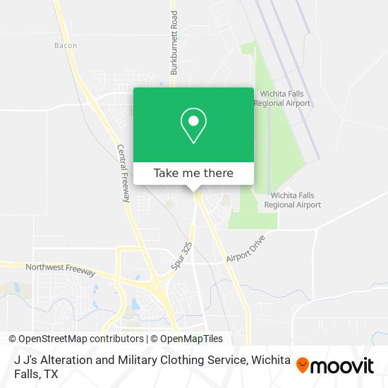 J J's Alteration and Military Clothing Service map
