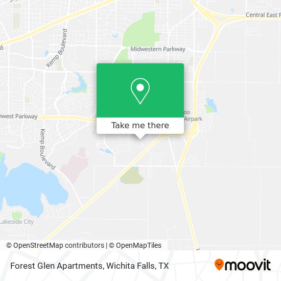 Mapa de Forest Glen Apartments