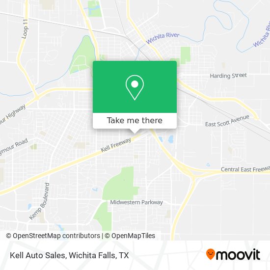 Kell Auto Sales map