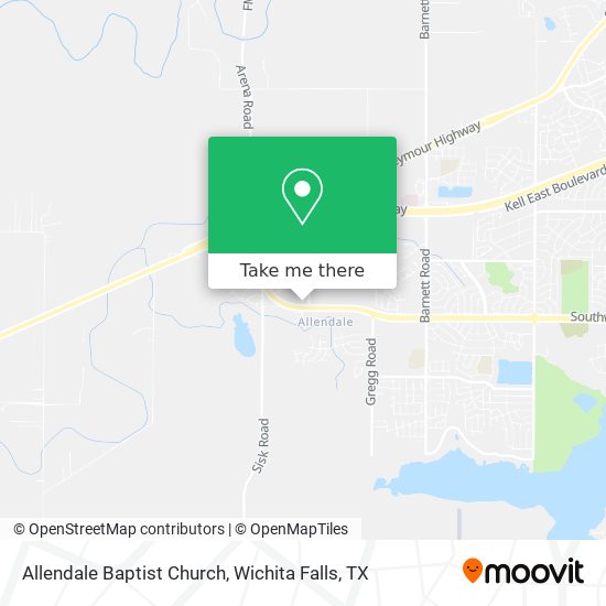 Allendale Baptist Church map