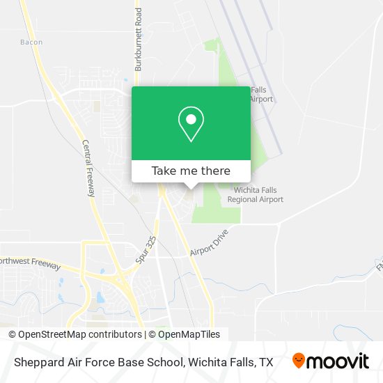 Sheppard Air Force Base School map