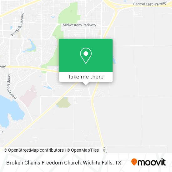 Mapa de Broken Chains Freedom Church