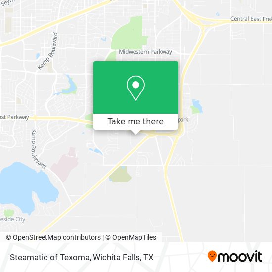 Steamatic of Texoma map