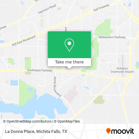 La Donna Place map