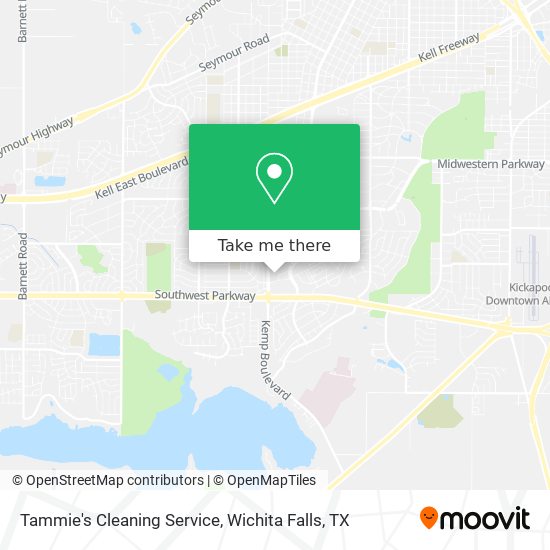 Tammie's Cleaning Service map