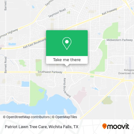 Patriot Lawn Tree Care map