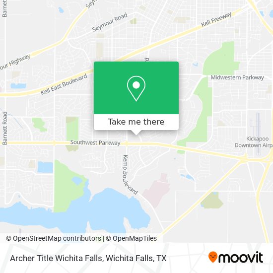 Archer Title Wichita Falls map