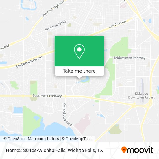 Mapa de Home2 Suites-Wichita Falls