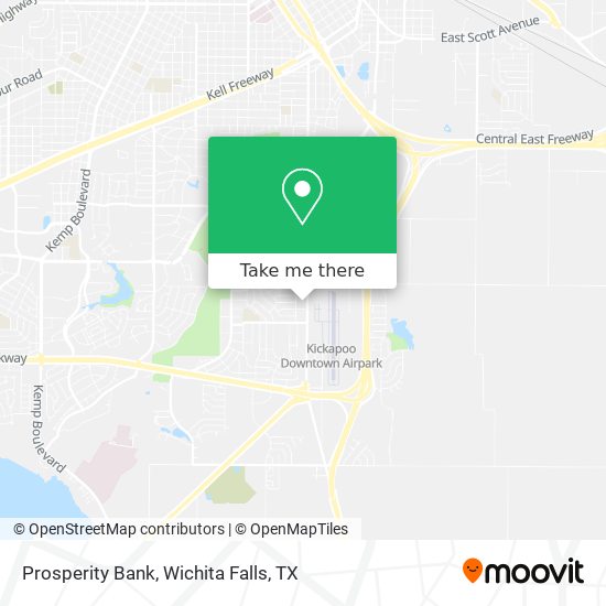 Mapa de Prosperity Bank