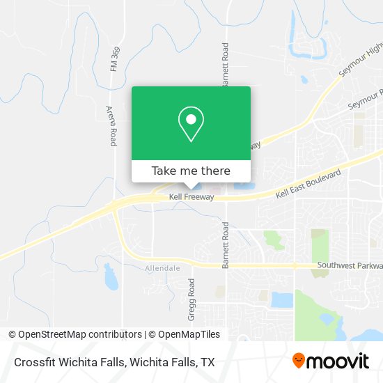 Mapa de Crossfit Wichita Falls