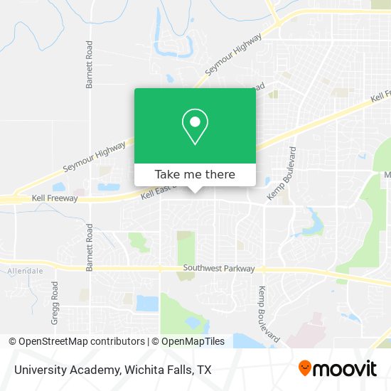 University Academy map