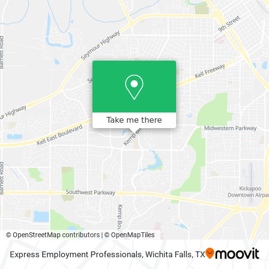 Express Employment Professionals map