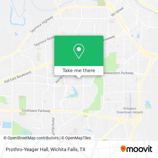 Prothro-Yeager Hall map