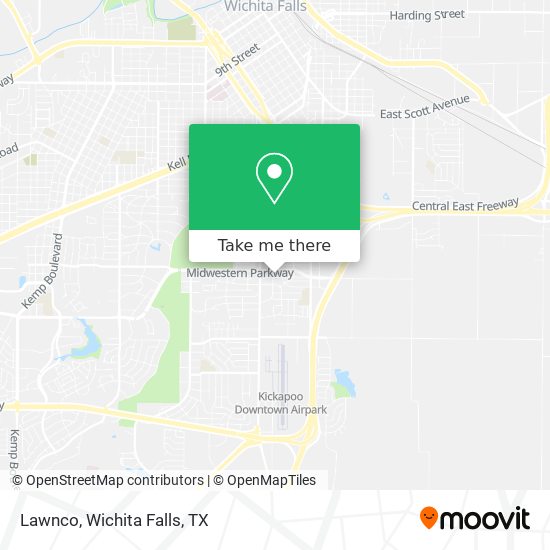 Mapa de Lawnco