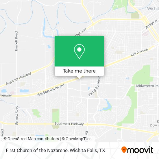 First Church of the Nazarene map