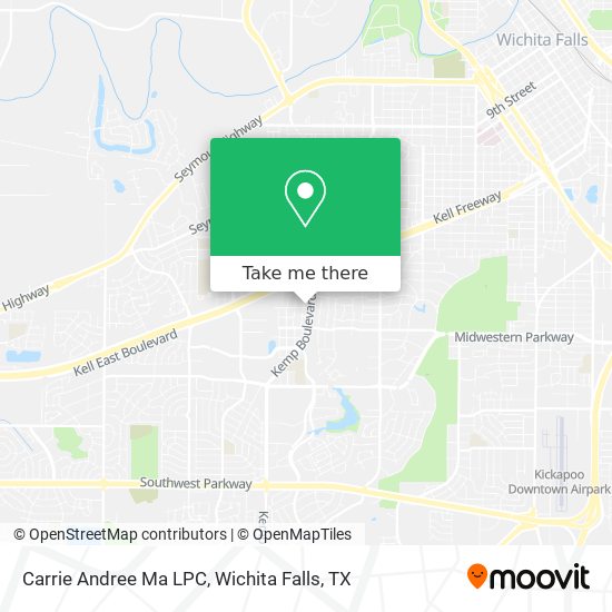 Carrie Andree Ma LPC map