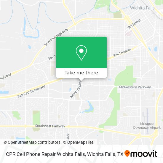 Mapa de CPR Cell Phone Repair Wichita Falls