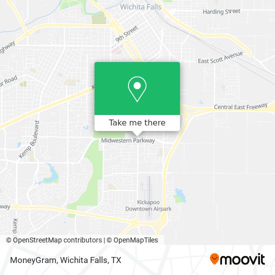 Mapa de MoneyGram