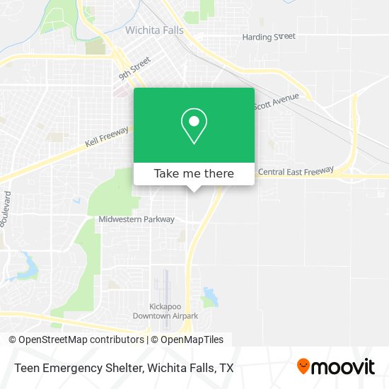 Teen Emergency Shelter map