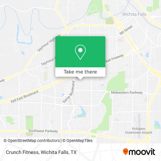 Crunch Fitness map