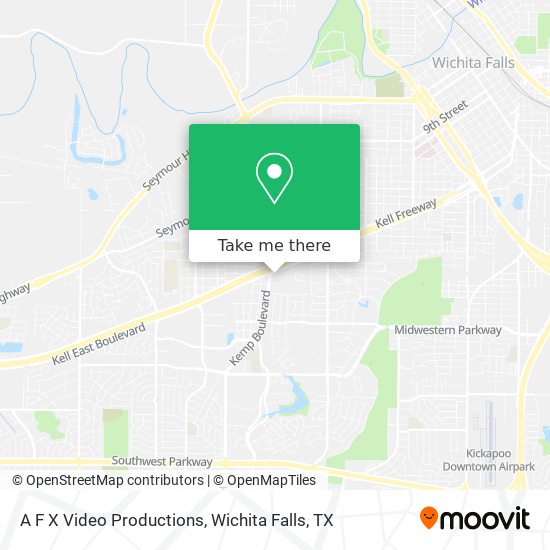 A F X Video Productions map