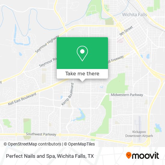Perfect Nails and Spa map