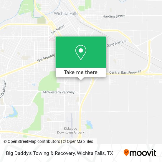 Big Daddy's Towing & Recovery map
