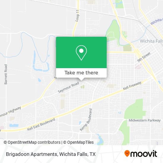 Brigadoon Apartments map