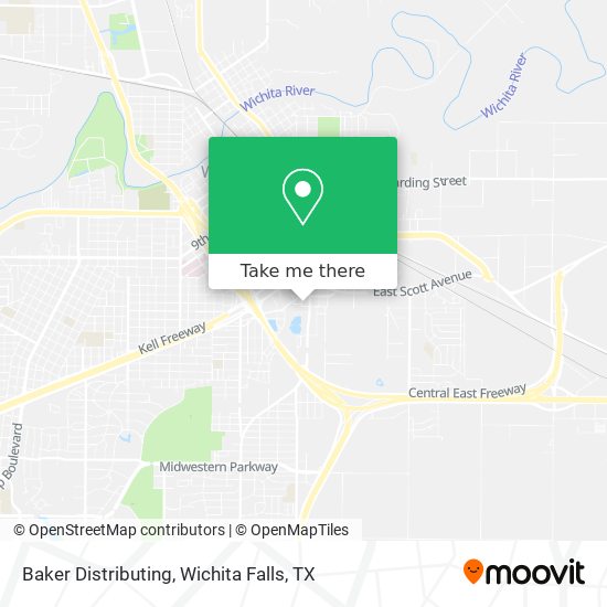 Mapa de Baker Distributing