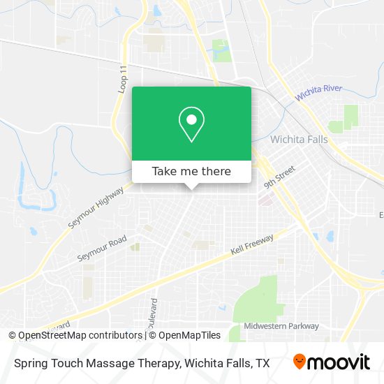 Spring Touch Massage Therapy map