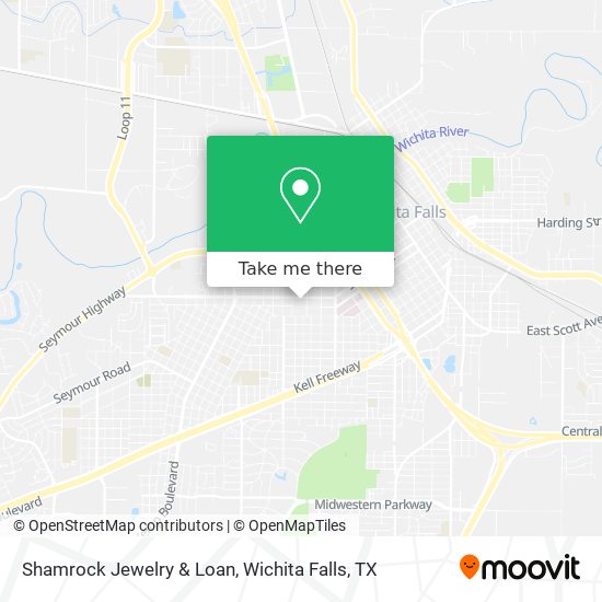Shamrock Jewelry & Loan map