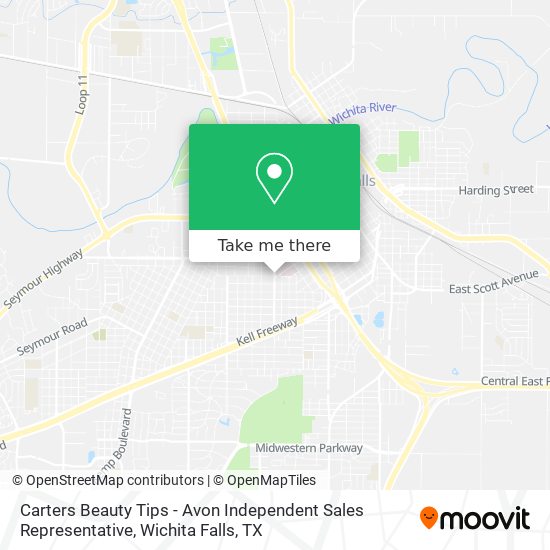 Carters Beauty Tips - Avon Independent Sales Representative map