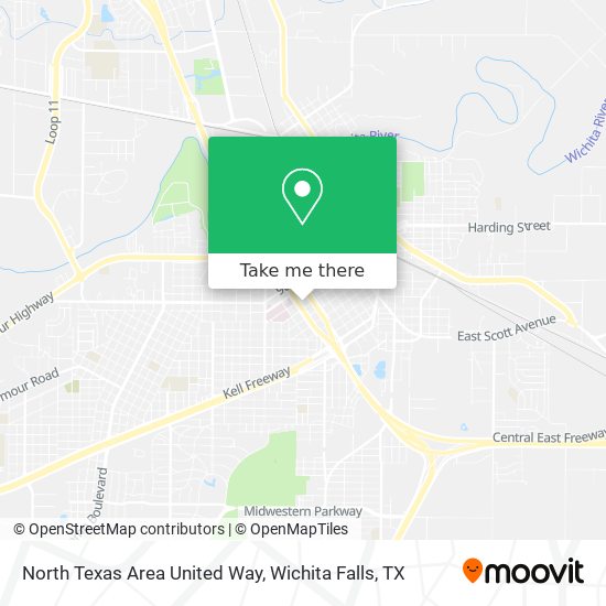 Mapa de North Texas Area United Way