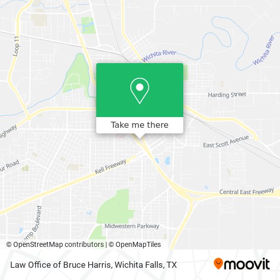 Mapa de Law Office of Bruce Harris