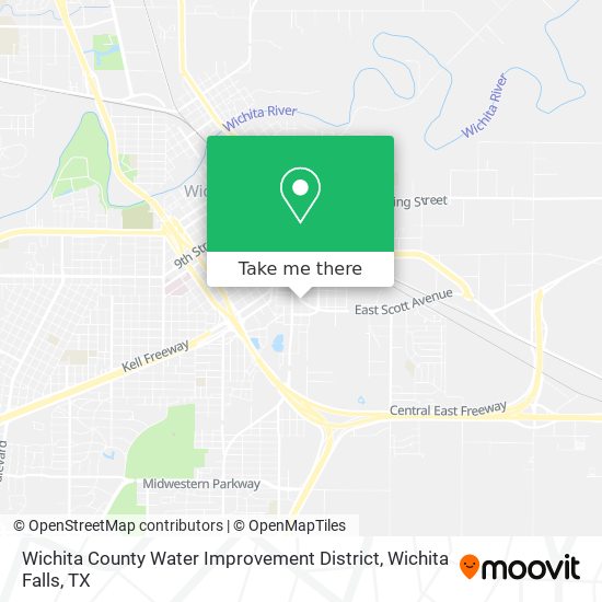 Wichita County Water Improvement District map
