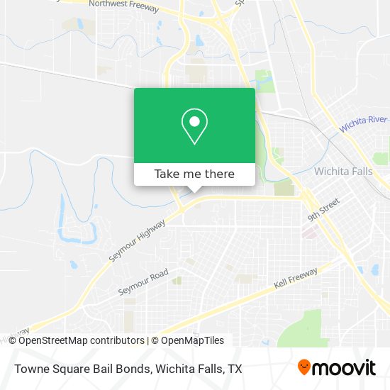 Towne Square Bail Bonds map