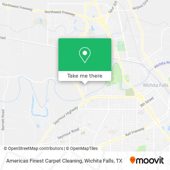 Americas Finest Carpet Cleaning map