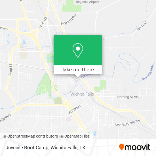 Mapa de Juvenile Boot Camp