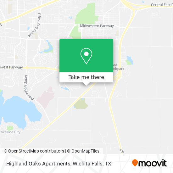 Highland Oaks Apartments map