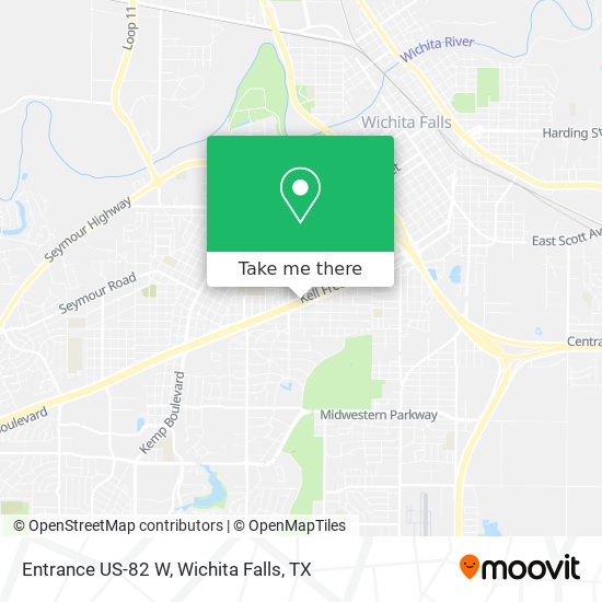 Entrance US-82 W map