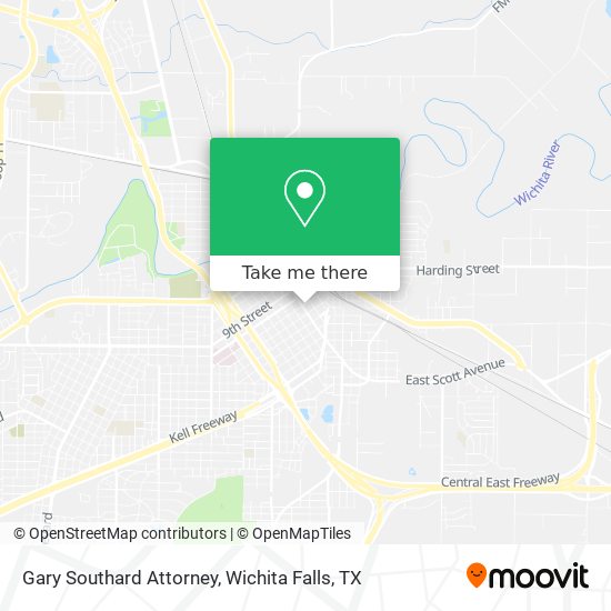 Gary Southard Attorney map