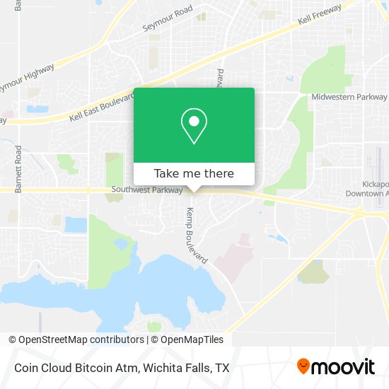 Mapa de Coin Cloud Bitcoin Atm