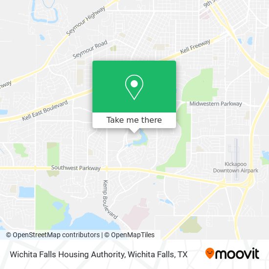 Wichita Falls Housing Authority map